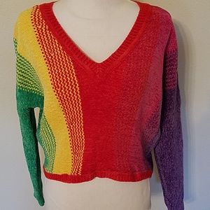 NWT cropped chunky sweater